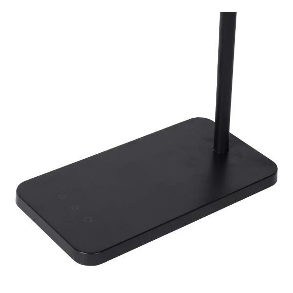 Lucide LEVI - Bureaulamp - LED Dimb. - 1x5,5W 3000K/6500K - 3 StepDim - Zwart - detail 3
